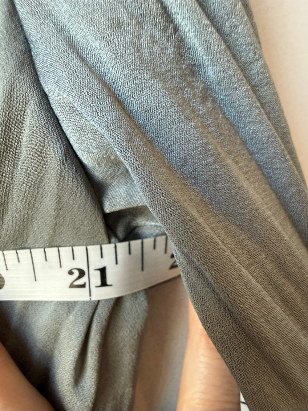 Vince Pleated Blouse Sage Gray - Picture 5 of 6